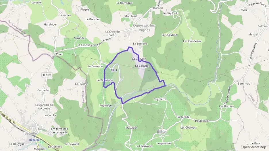 Maison 80 m² cinq pièces à vendre à Queyssac-les-Vignes Maison 80 m² cinq pièces à vendre à Queyssac-les-Vignes