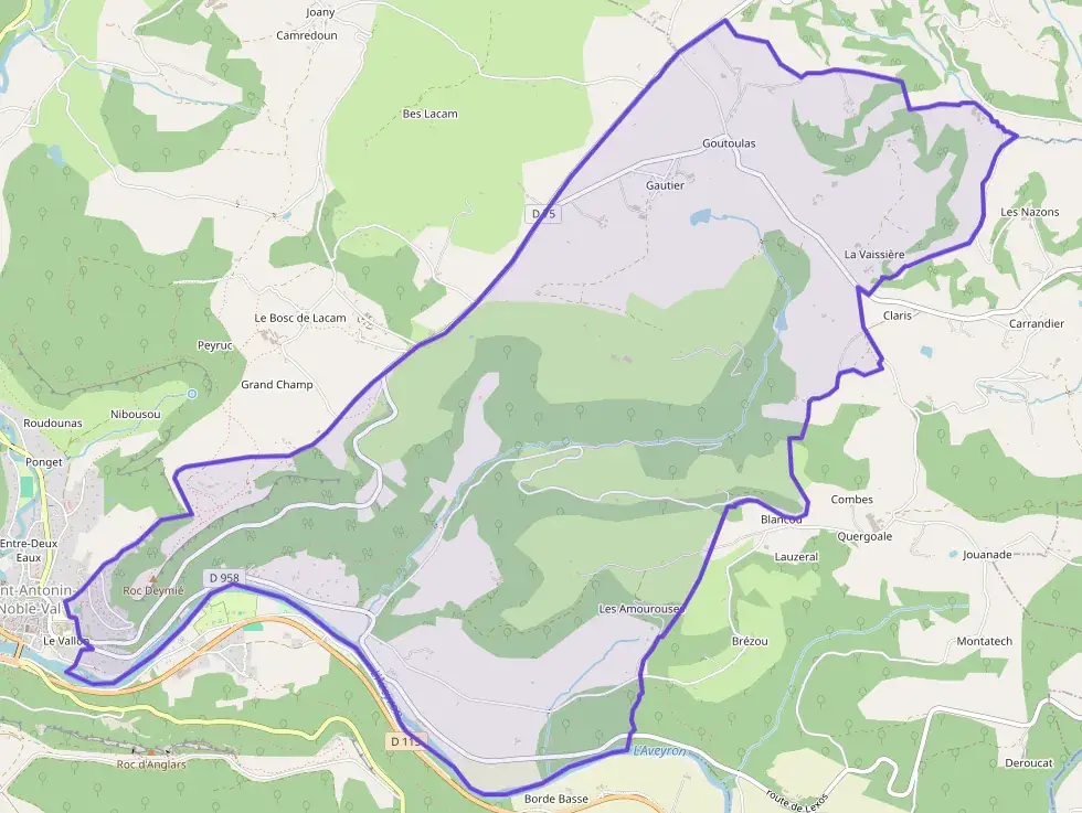 Maison 100 m² quatre pièces à vendre à Saint-Antonin-Noble-Val