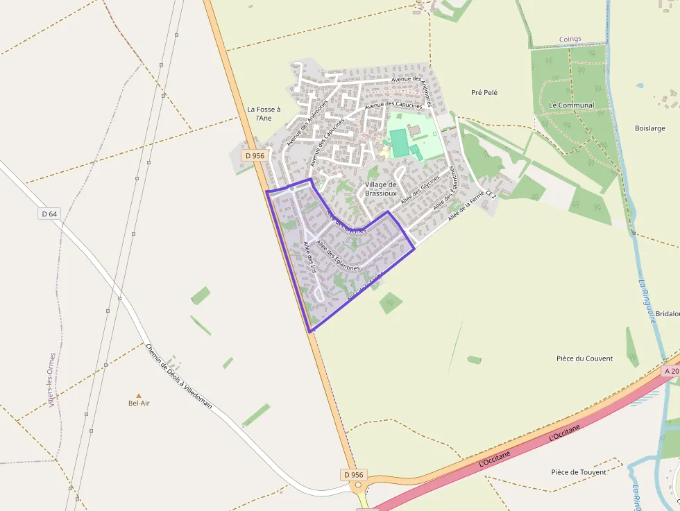 Maison 89 m² trois pièces à vendre à Déols