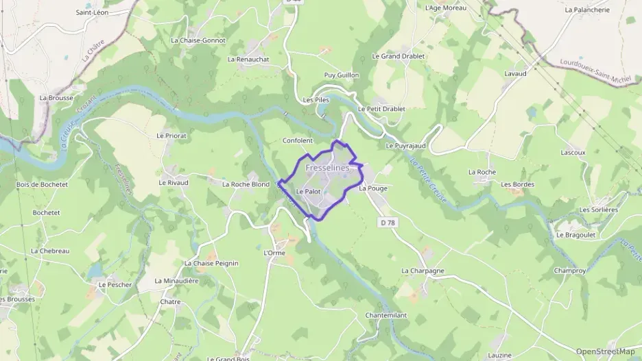Maison 80 m² trois pièces à vendre à Fresselines Maison 80 m² trois pièces à vendre à Fresselines