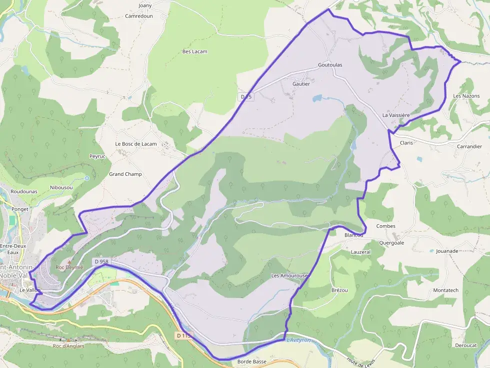 Maison 130 m² quatre pièces à vendre à Saint-Antonin-Noble-Val