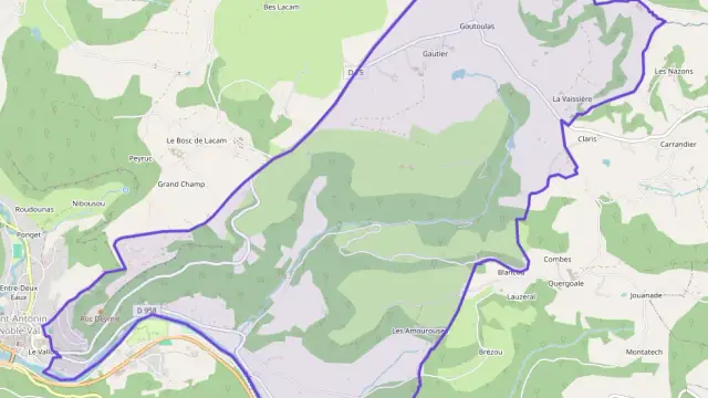 Maison 130 m² quatre pièces à vendre à Saint-Antonin-Noble-Val