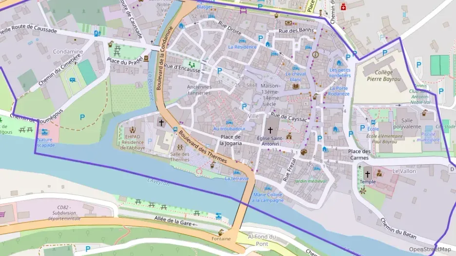 Maison 104 m² quatre pièces à vendre à Saint-Antonin-Noble-Val