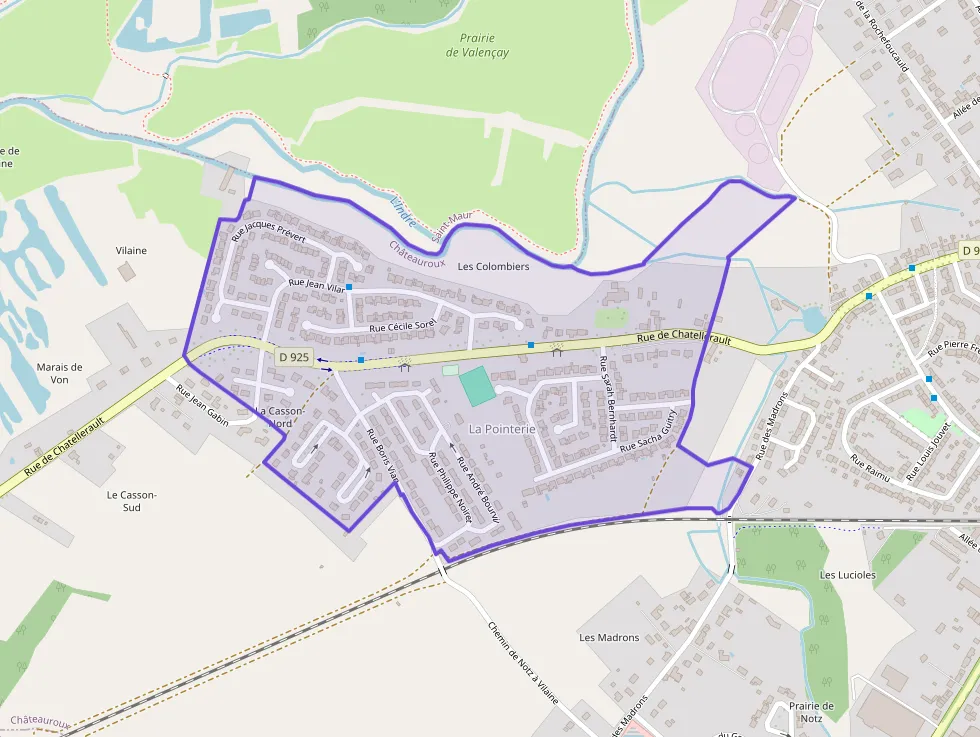 Maison 75 m² quatre pièces à vendre à Châteauroux