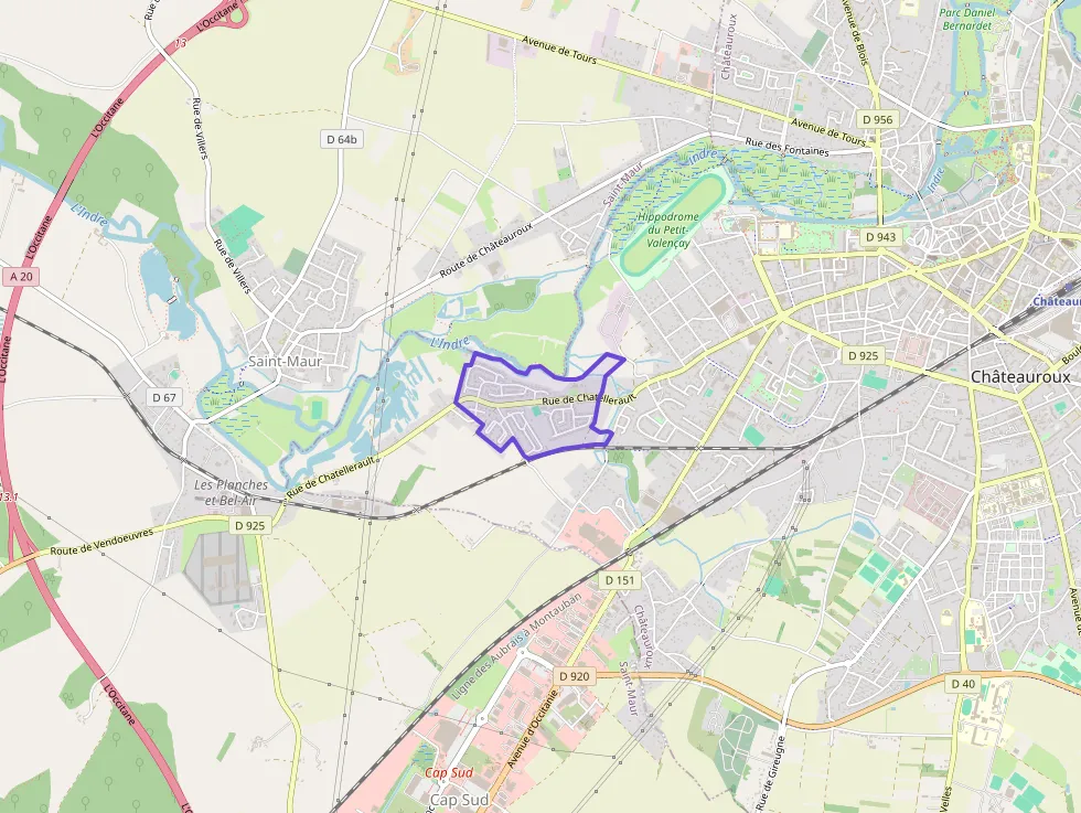 Maison 75 m² quatre pièces à vendre à Châteauroux
