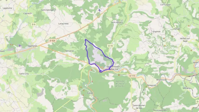 Maison 76 m² quatre pièces à vendre à Saint-Antonin-Noble-Val