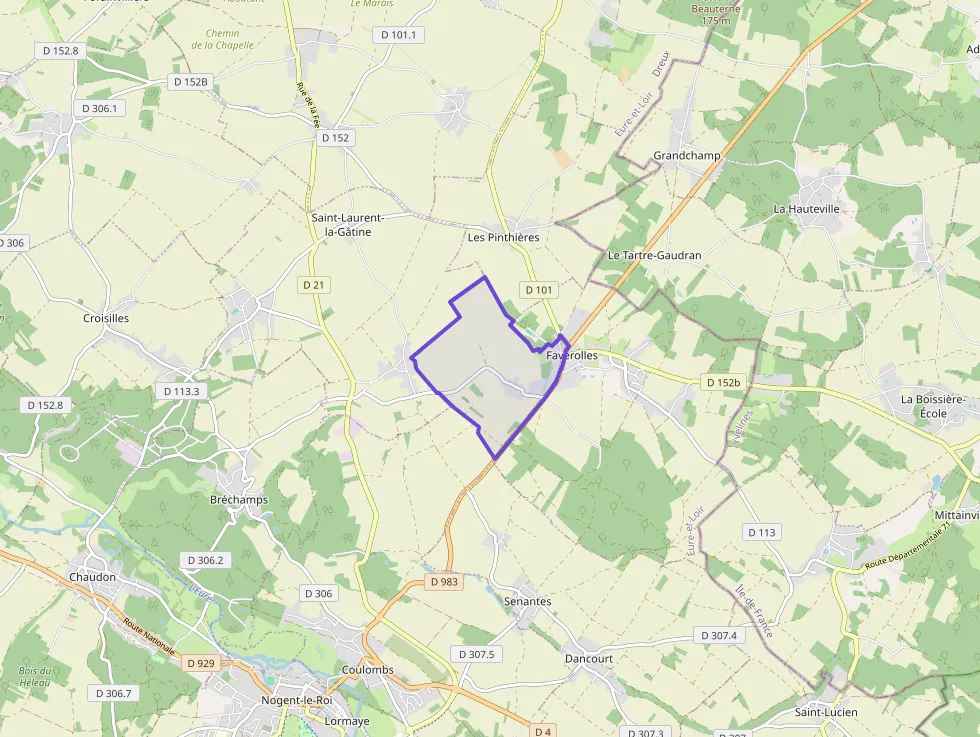 Maison 100 m² quatre pièces à vendre à Faverolles