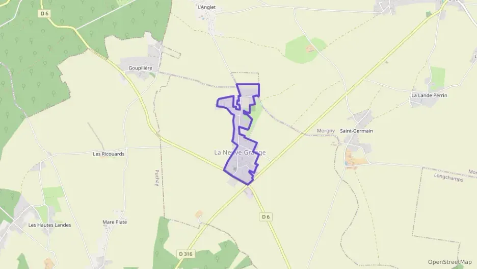 Maison 116 m² cinq pièces à vendre à La Neuve-Grange