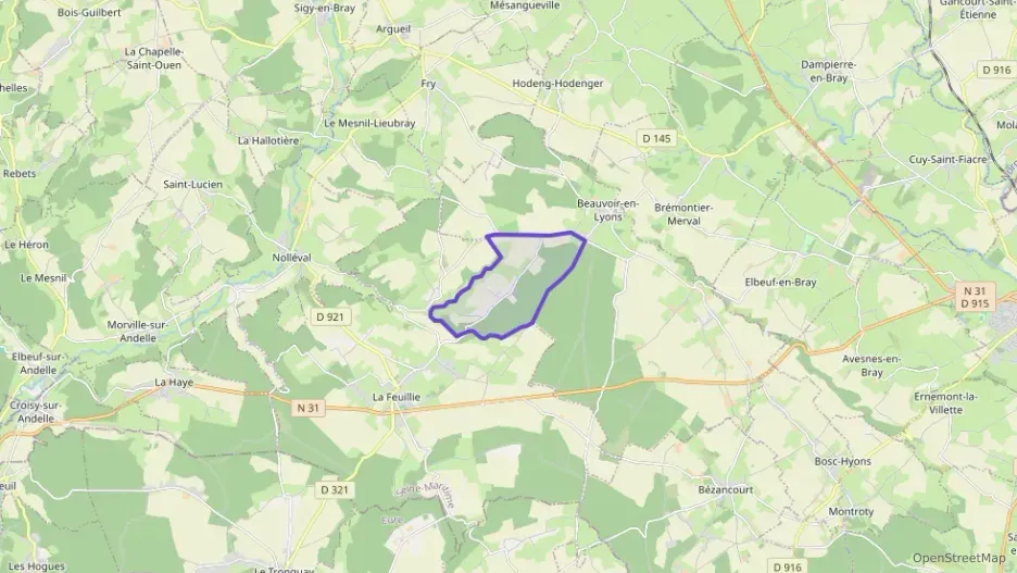 Maison 104 m² quatre pièces à vendre à Beauvoir-en-Lyons Maison 104 m² quatre pièces à vendre à Beauvoir-en-Lyons