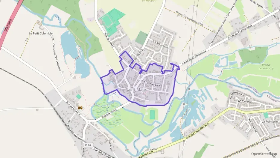 Maison 110 m² quatre pièces à vendre à Saint-Maur