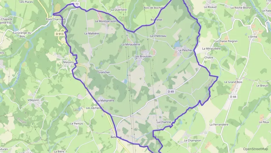 Maison 83 m² quatre pièces à vendre à Crozant Maison 83 m² quatre pièces à vendre à Crozant