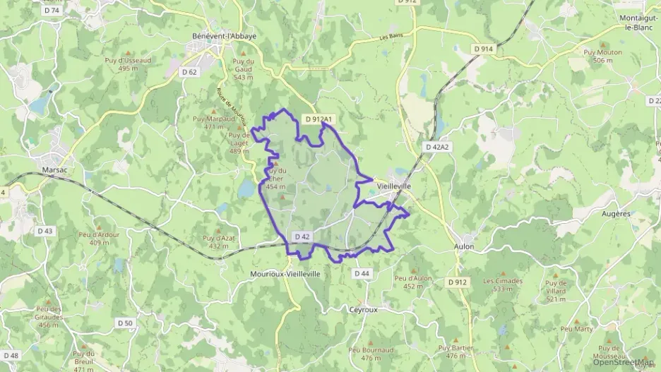Maison 122 m² cinq pièces à vendre à Mourioux-Vieilleville