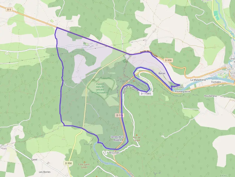 Maison 80 m² trois pièces à vendre à Saint-Antonin-Noble-Val