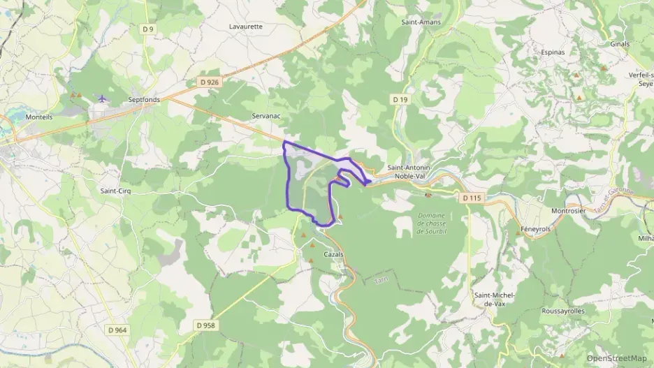 Maison 80 m² trois pièces à vendre à Saint-Antonin-Noble-Val