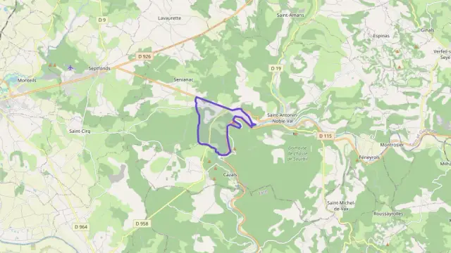 Maison 80 m² trois pièces à vendre à Saint-Antonin-Noble-Val