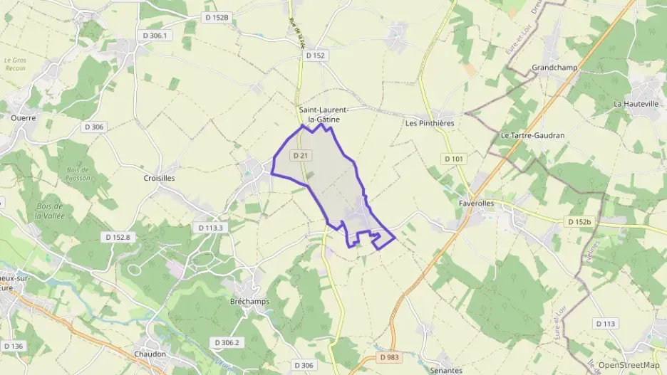 Maison 129 m² quatre pièces à vendre à Saint-Laurent-la-Gâtine