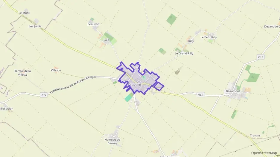 Maison 52 m² trois pièces à vendre à Cravant Maison 52 m² trois pièces à vendre à Cravant