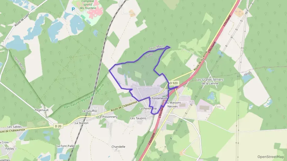 Maison 106 m² cinq pièces à vendre à Luant Maison 106 m² cinq pièces à vendre à Luant