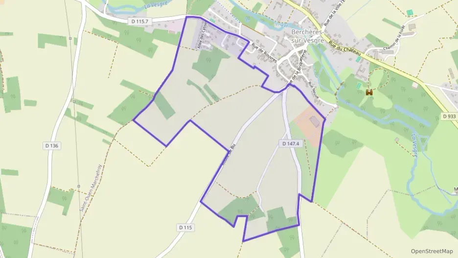 Maison 92 m² cinq pièces à vendre à Berchères-sur-Vesgre