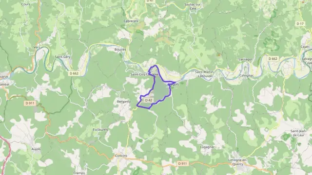 Maison 125 m² quatre pièces à vendre à Saint-Cirq-Lapopie