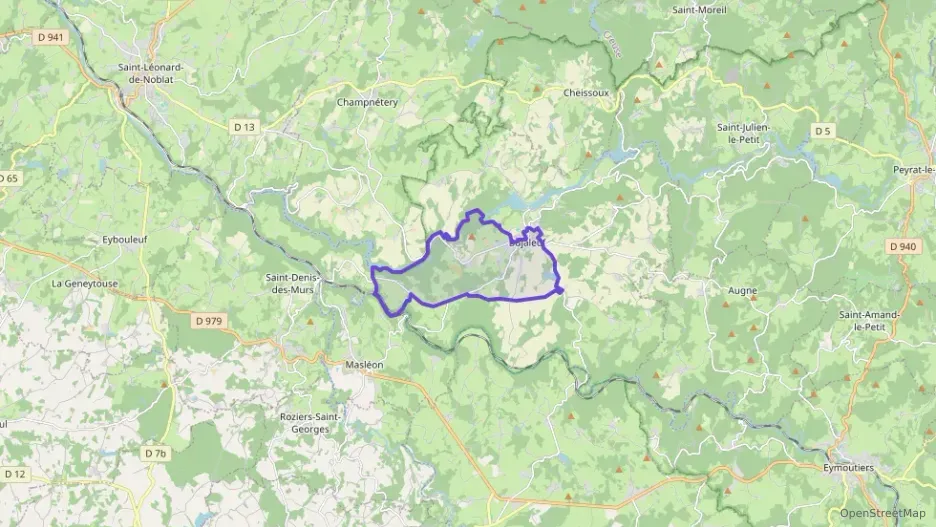 Maison 61 m² trois pièces à vendre à Bujaleuf