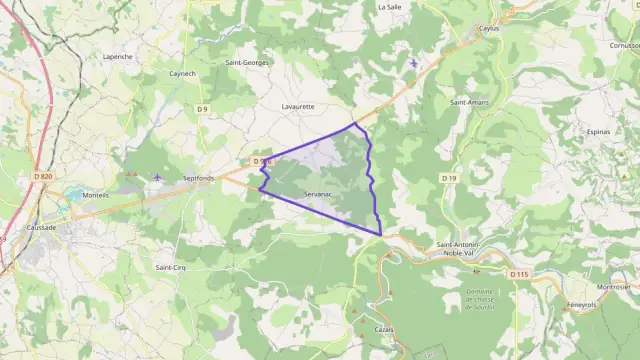 Maison 80 m² quatre pièces à vendre à Saint-Antonin-Noble-Val