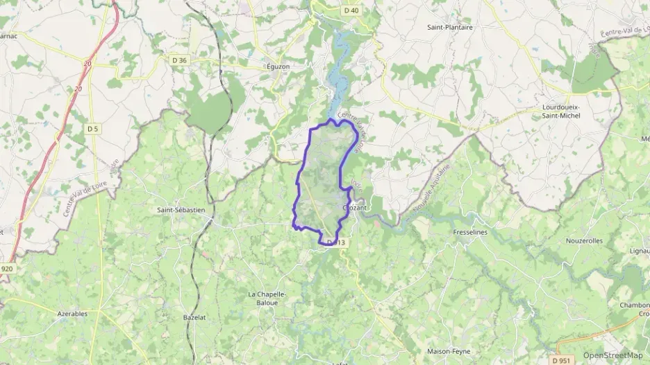 Maison 90 m² trois pièces à vendre à Crozant