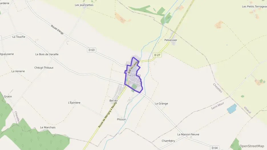 Maison 79 m² quatre pièces à vendre à Chezelles Maison 79 m² quatre pièces à vendre à Chezelles