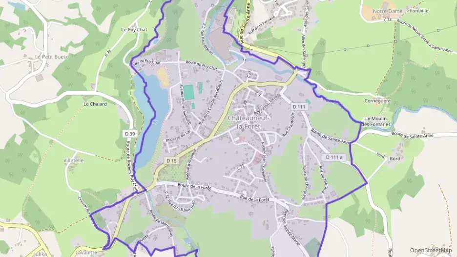 Maison 64 m² trois pièces à vendre à Châteauneuf-la-Forêt Maison 64 m² trois pièces à vendre à Châteauneuf-la-Forêt