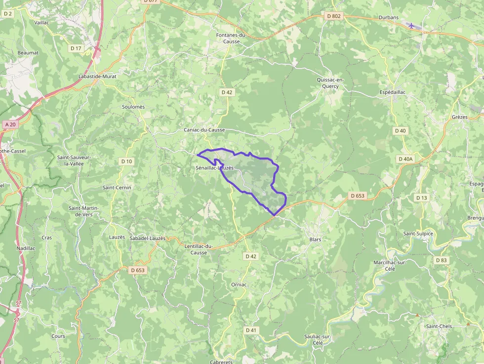 Maison 105 m² quatre pièces à vendre à Sénaillac-Lauzès