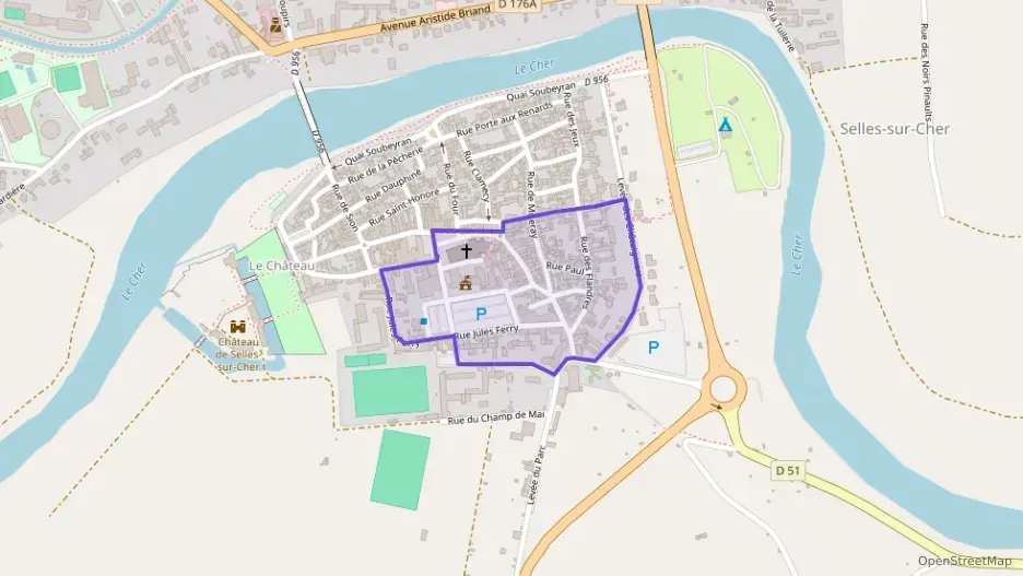 Maison 145 m² six pièces à vendre à Selles-sur-Cher