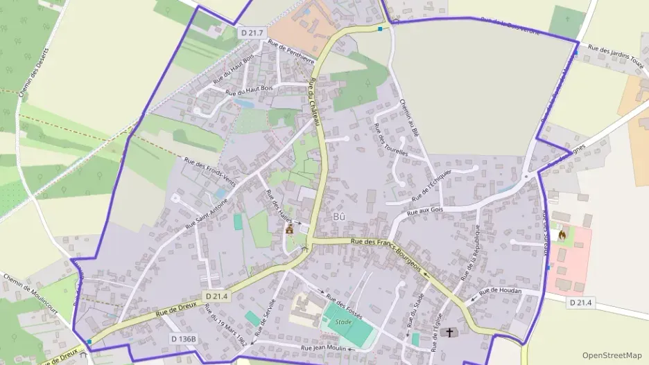 Maison 98 m² cinq pièces à vendre à Bû Maison 98 m² cinq pièces à vendre à Bû