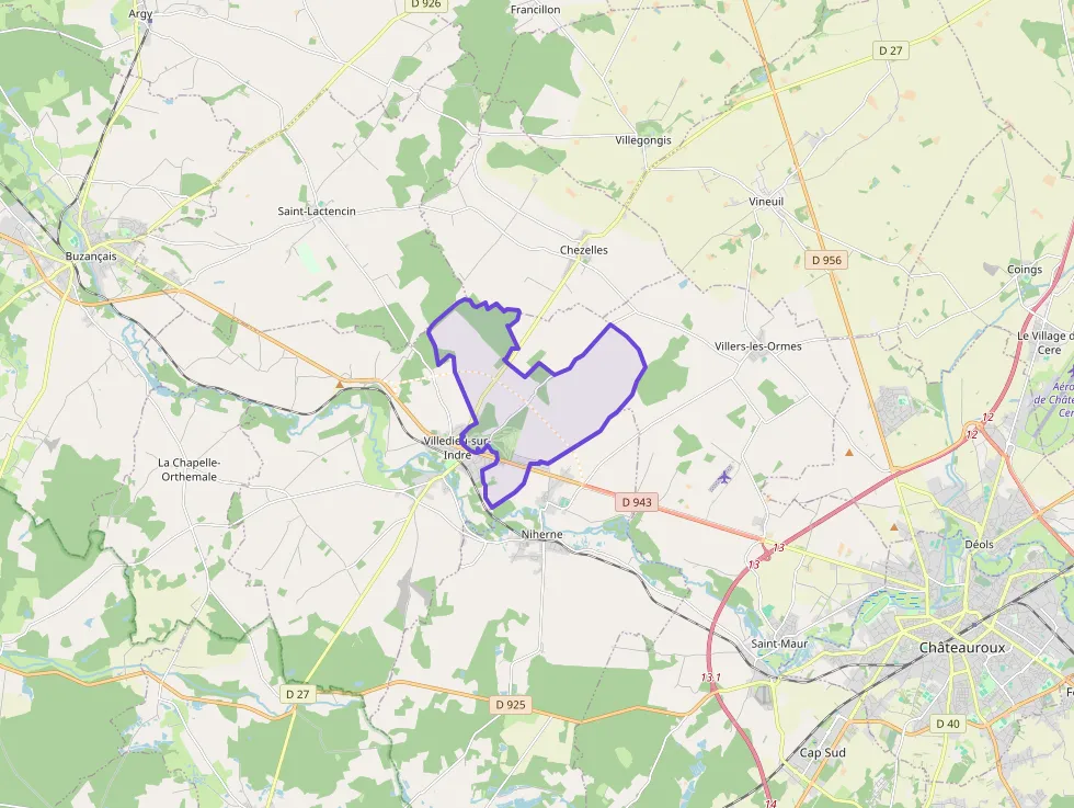 Maison 87 m² quatre pièces à vendre à Villedieu-sur-Indre