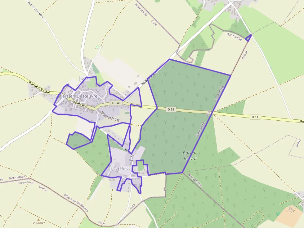 Maison 137 m² quatre pièces à vendre à Villiers-en-Désœuvre