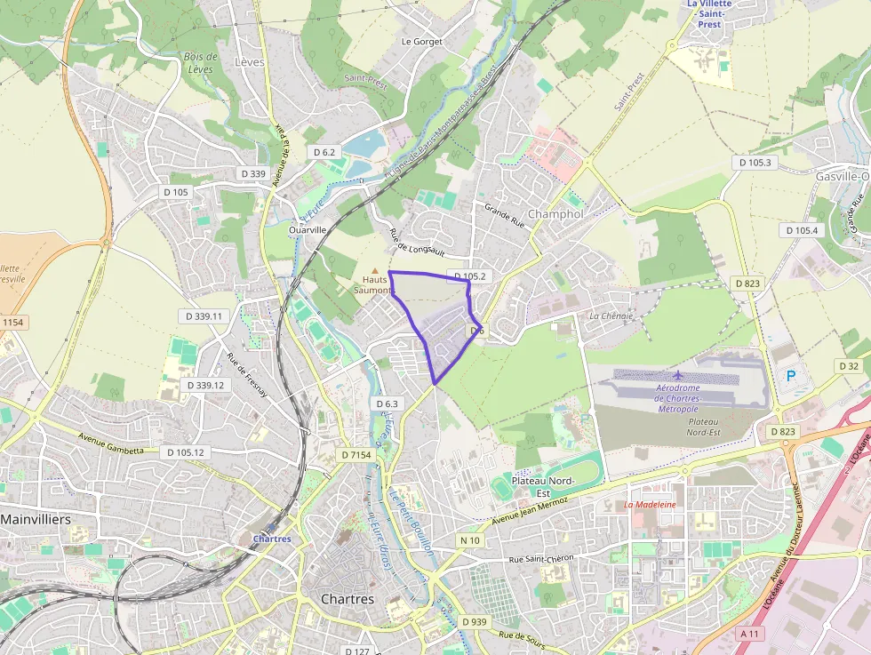 Maison 92 m² quatre pièces à vendre à Champhol