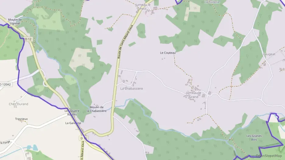 Maison 90 m² quatre pièces à vendre à Saint-Méard