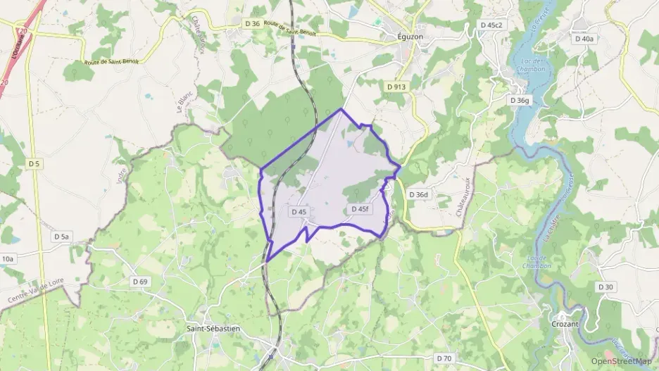 Maison 50 m² trois pièces à vendre à Éguzon-Chantôme Maison 50 m² trois pièces à vendre à Éguzon-Chantôme