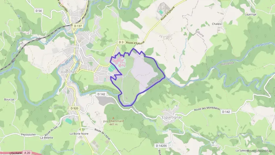 Maison 85 m² quatre pièces à vendre à Uzerche