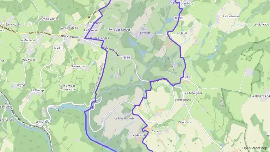 Maison 62 m² trois pièces à vendre à Champnétery Maison 62 m² trois pièces à vendre à Champnétery