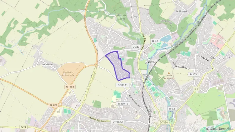 Maison 98 m² cinq pièces à vendre à Lèves