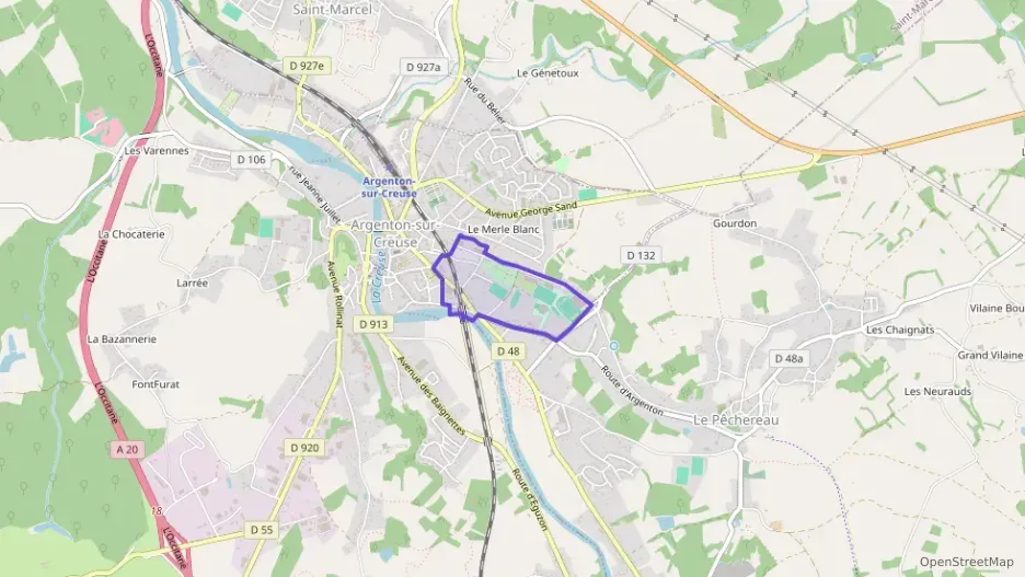 Maison 91 m² quatre pièces à vendre à Argenton-sur-Creuse