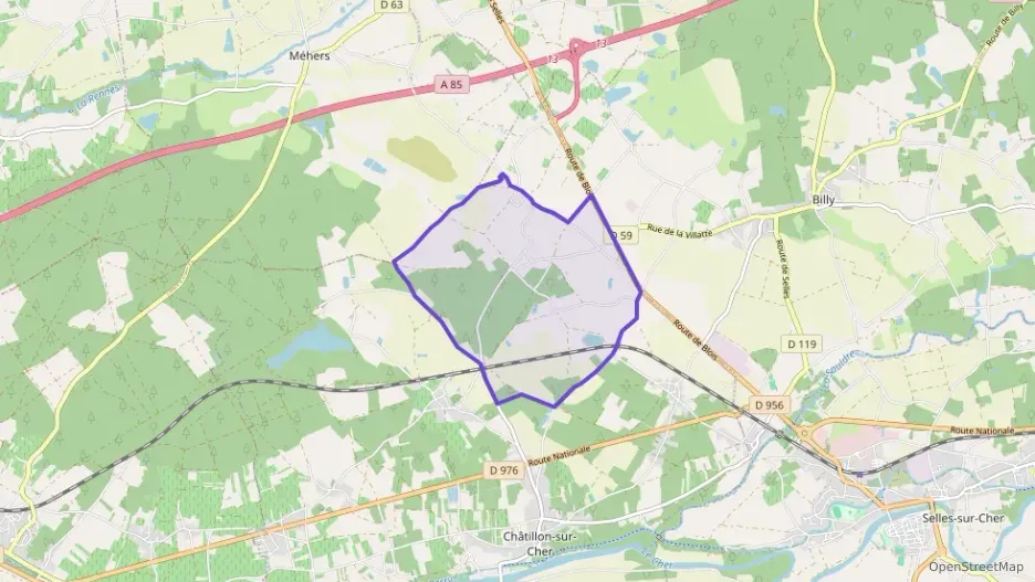 Maison 100 m² quatre pièces à vendre à Châtillon-sur-Cher