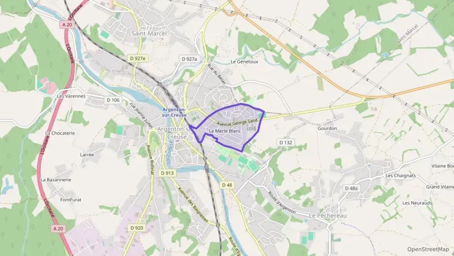 Maison 88 m² cinq pièces à vendre à Argenton-sur-Creuse Maison 88 m² cinq pièces à vendre à Argenton-sur-Creuse