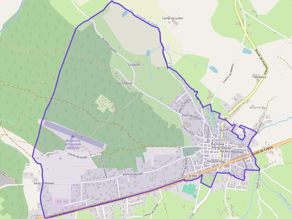 Maison 80 m² quatre pièces à vendre à Septfonds