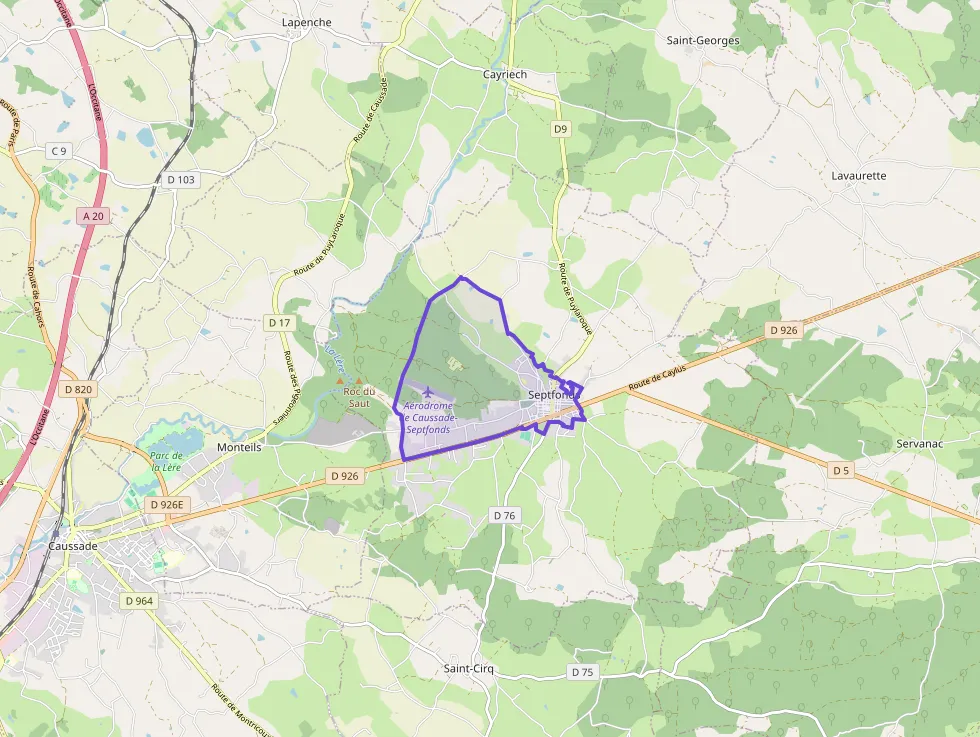 Maison 80 m² quatre pièces à vendre à Septfonds