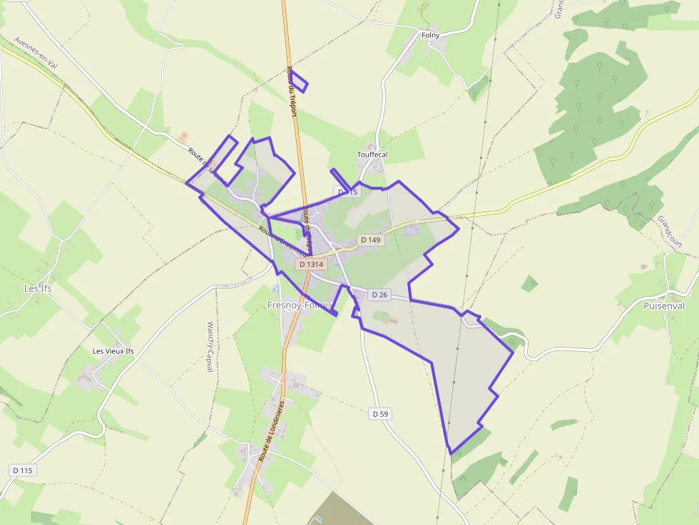 Maison 70 m² trois pièces à vendre à Fresnoy-Folny