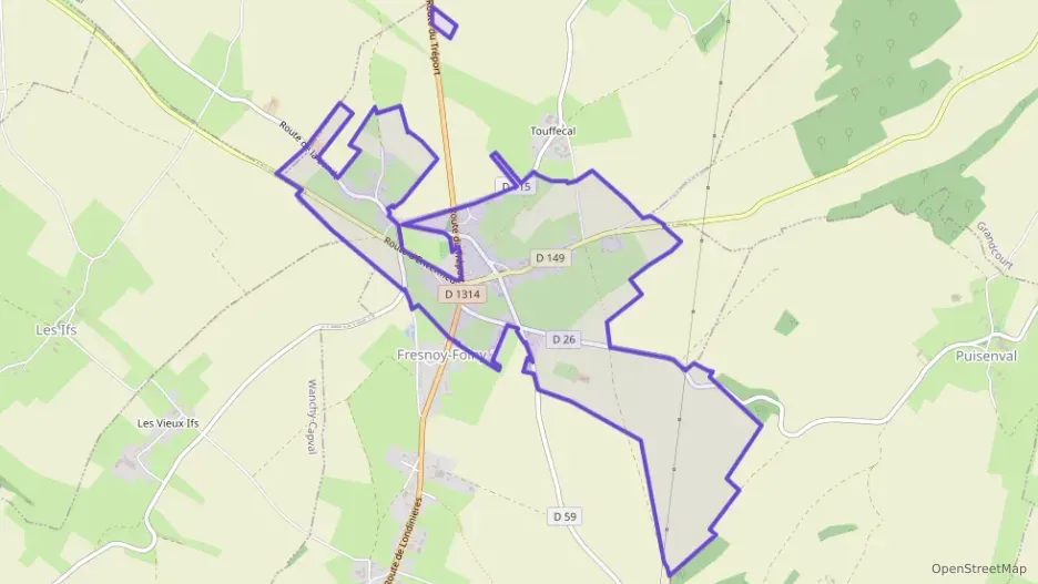 Maison 70 m² trois pièces à vendre à Fresnoy-Folny Maison 70 m² trois pièces à vendre à Fresnoy-Folny