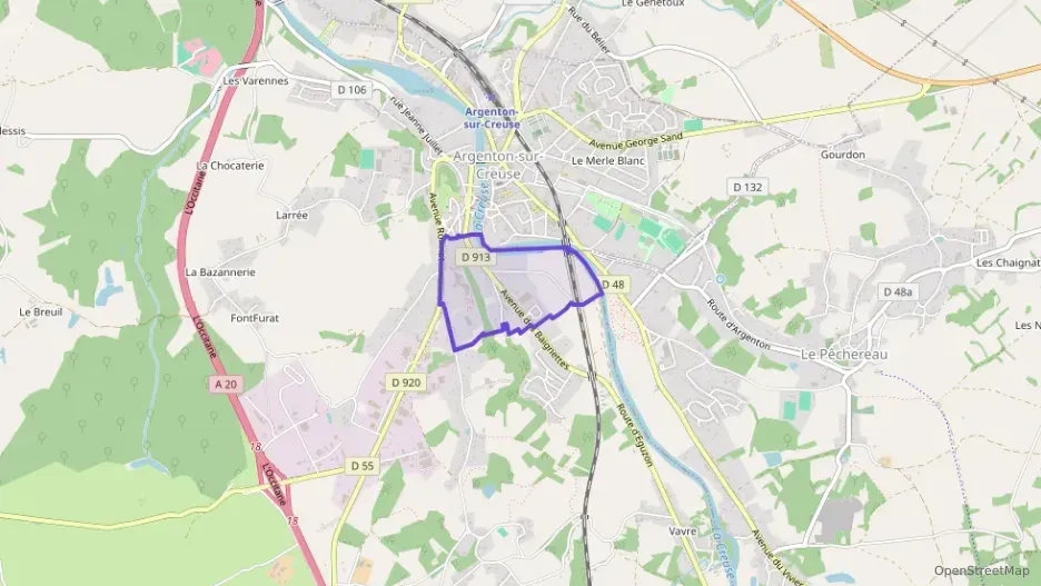 Maison 88 m² cinq pièces à vendre à Argenton-sur-Creuse