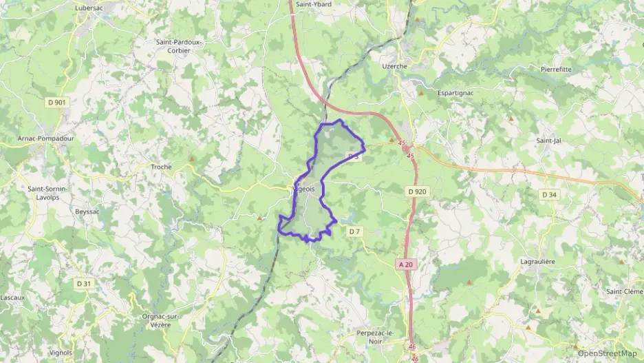 Maison 97 m² trois pièces à vendre à Vigeois