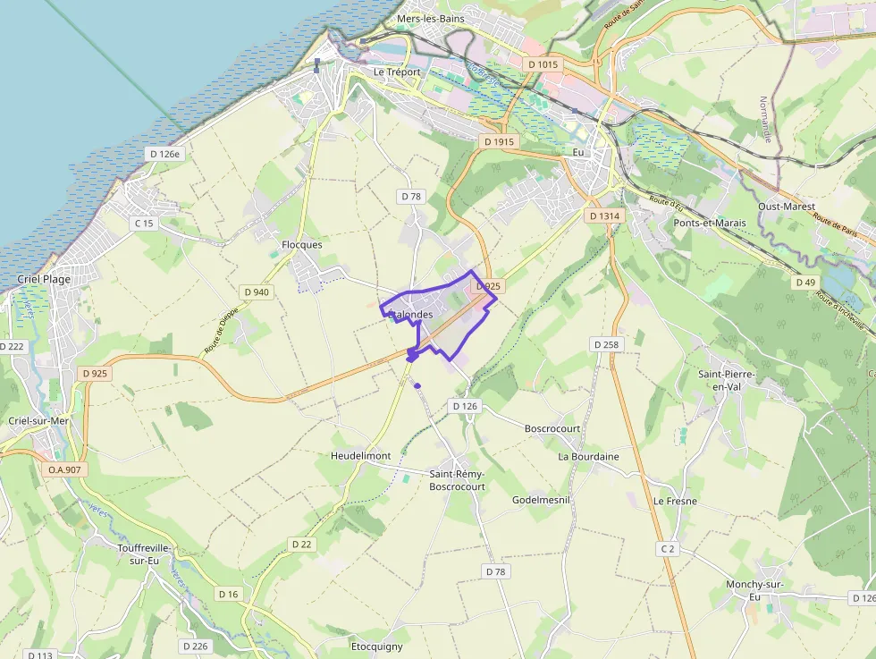 Maison 90 m² quatre pièces à vendre à Étalondes